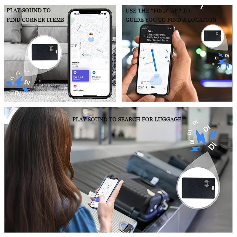 Ultra-Thin Find My Smart Card